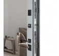 ULTRA (kvadro) Securemme modelis 557/607 dzīvokļa metāla durvis ar tonētu spoguli